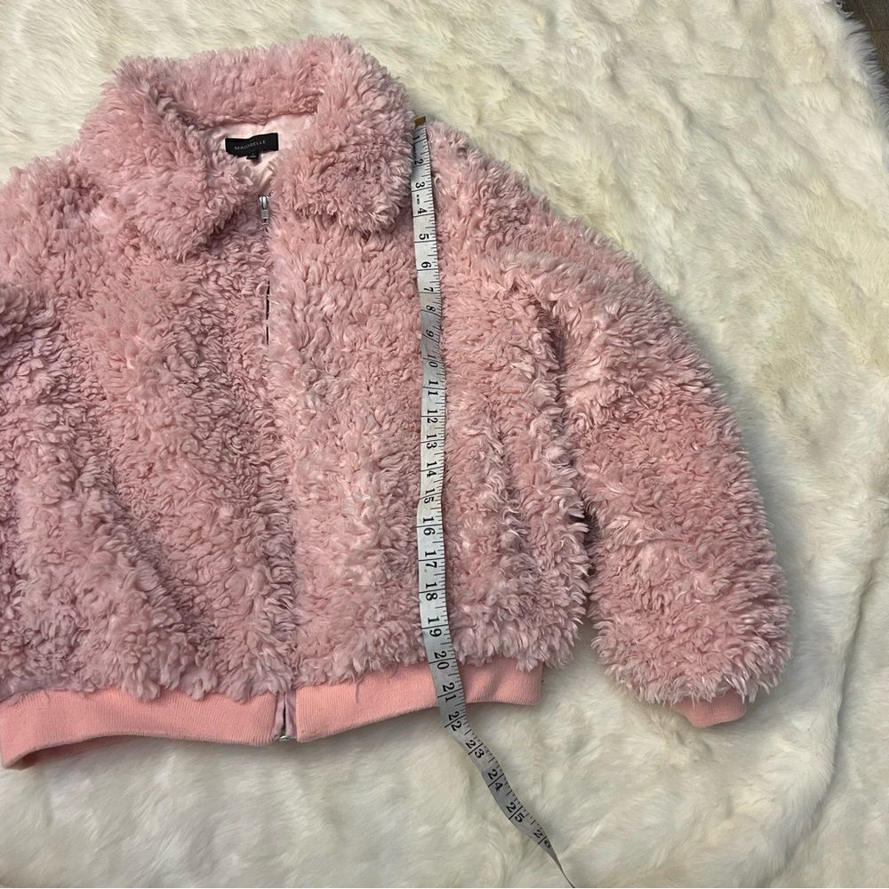 Majorelle faux fur jacket light pink - Picture 7 of 10